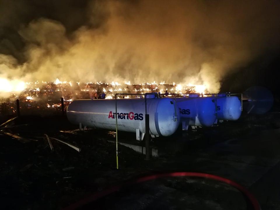 Kronika Strażacka: Zagrożone były trzy naziemne zbiorniki na gaz