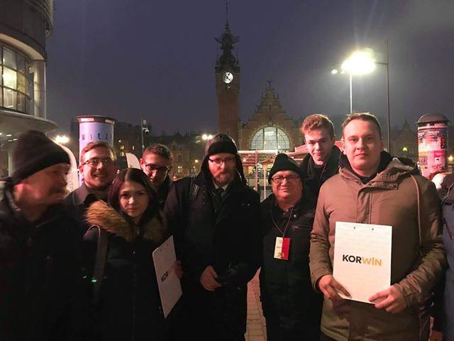 Wolnościowcy z Gryfina wspierali Grzegorza Brauna