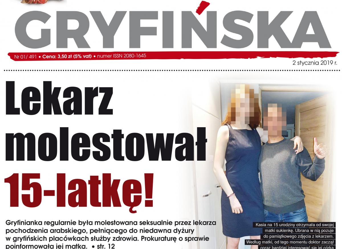 Gazeta Gryfińska: Lekarz pochodzenia arabskiego molestował 15-letnią gryfiniankę!!!