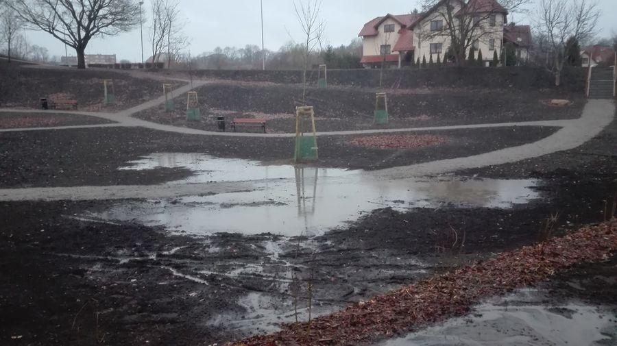 Mały deszczyk i Opolanka zalana