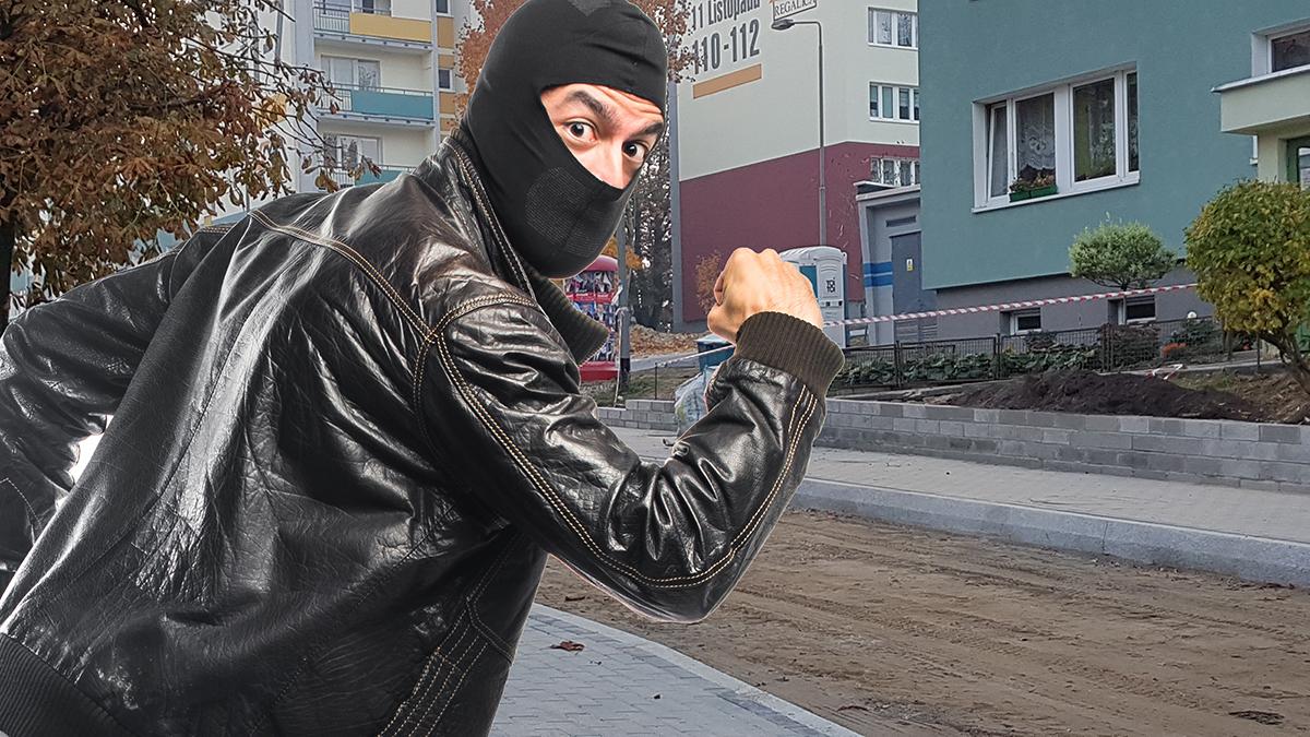 Włamali się do kontenera firmy, która buduje drogi w Gryfinie