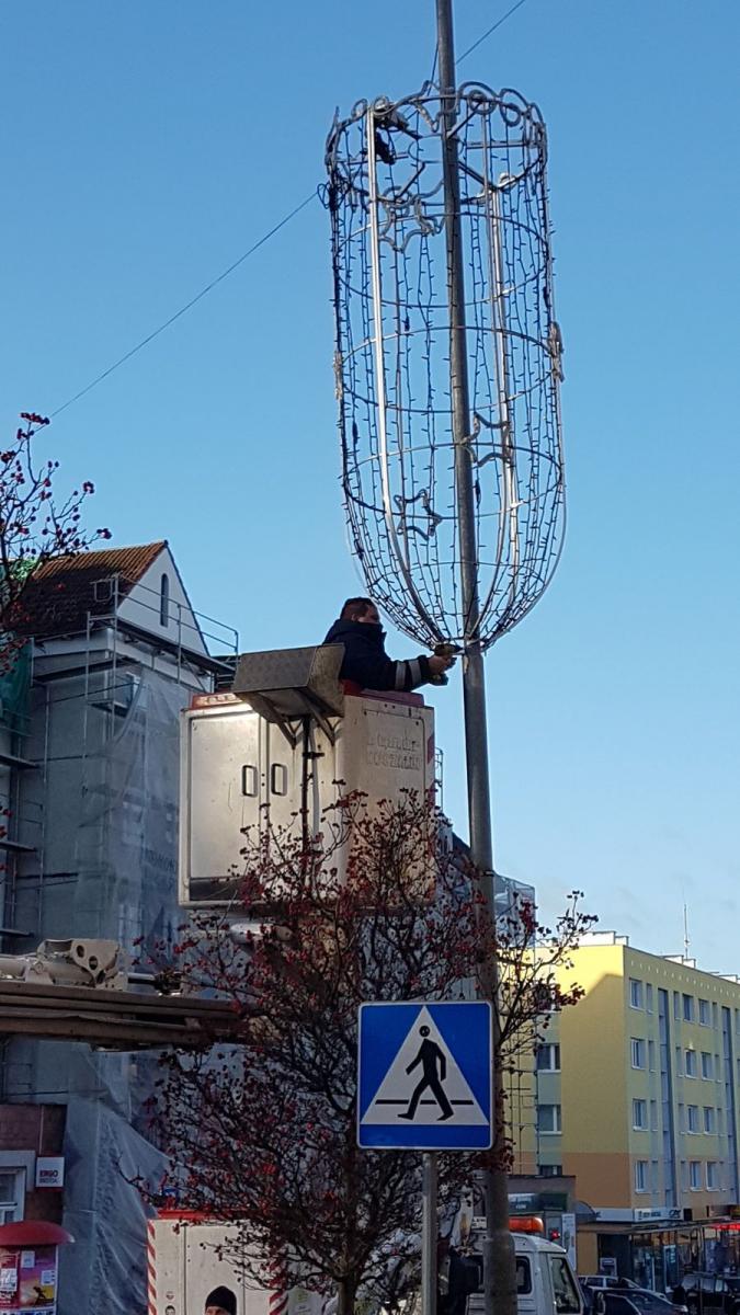 Na ulicach Gryfina robi się świątecznie