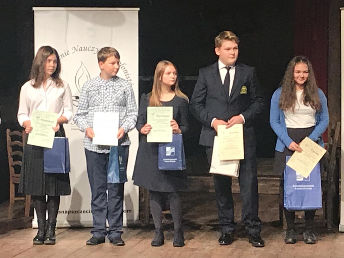 Gryfinianki nagrodzone w konkursie recytatorskim