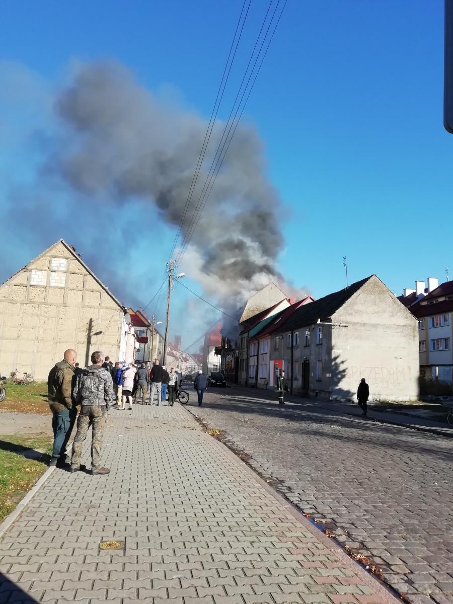 Znowu ogień w Mieszkowicach