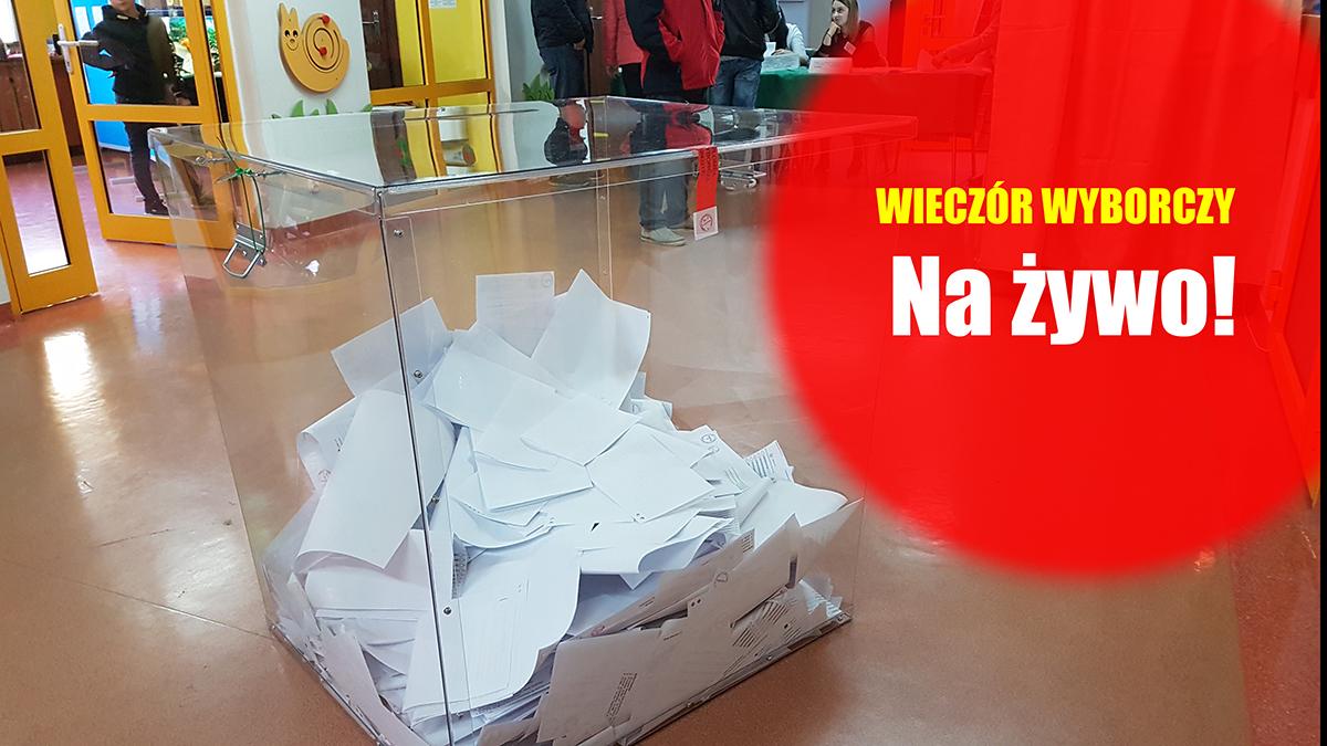 Wieczór wyborczy - RELACJA NA ŻYWO! Mieczysław Sawaryn burmistrzem. Wygrał w pierwszej turze!
