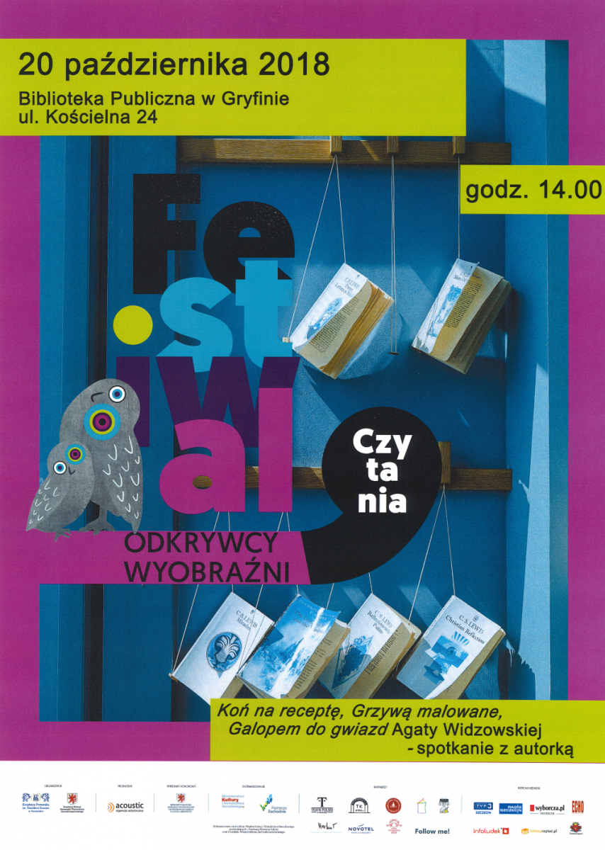 W gryfińskiej bibliotece Festiwal Czytania i spotkanie z pisarką