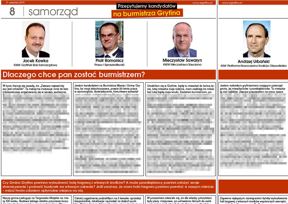 Dlaczego chcą zostać burmistrzem?