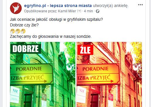 Jak oceniacie jakość obsługi w gryfińskim szpitalu? [SONDA]