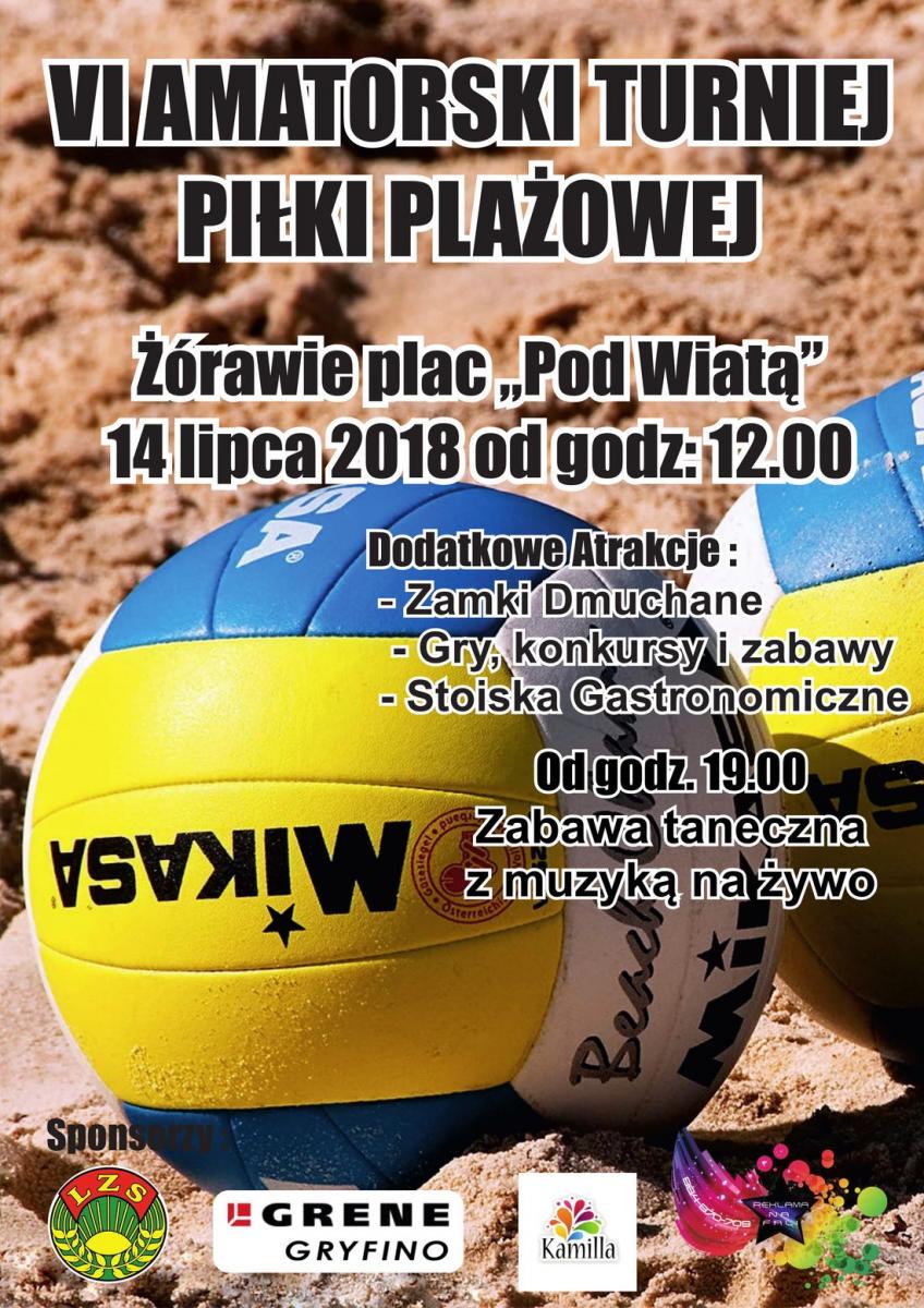 Zapraszają na VI Amatorski Turniej Piłki Plażowej