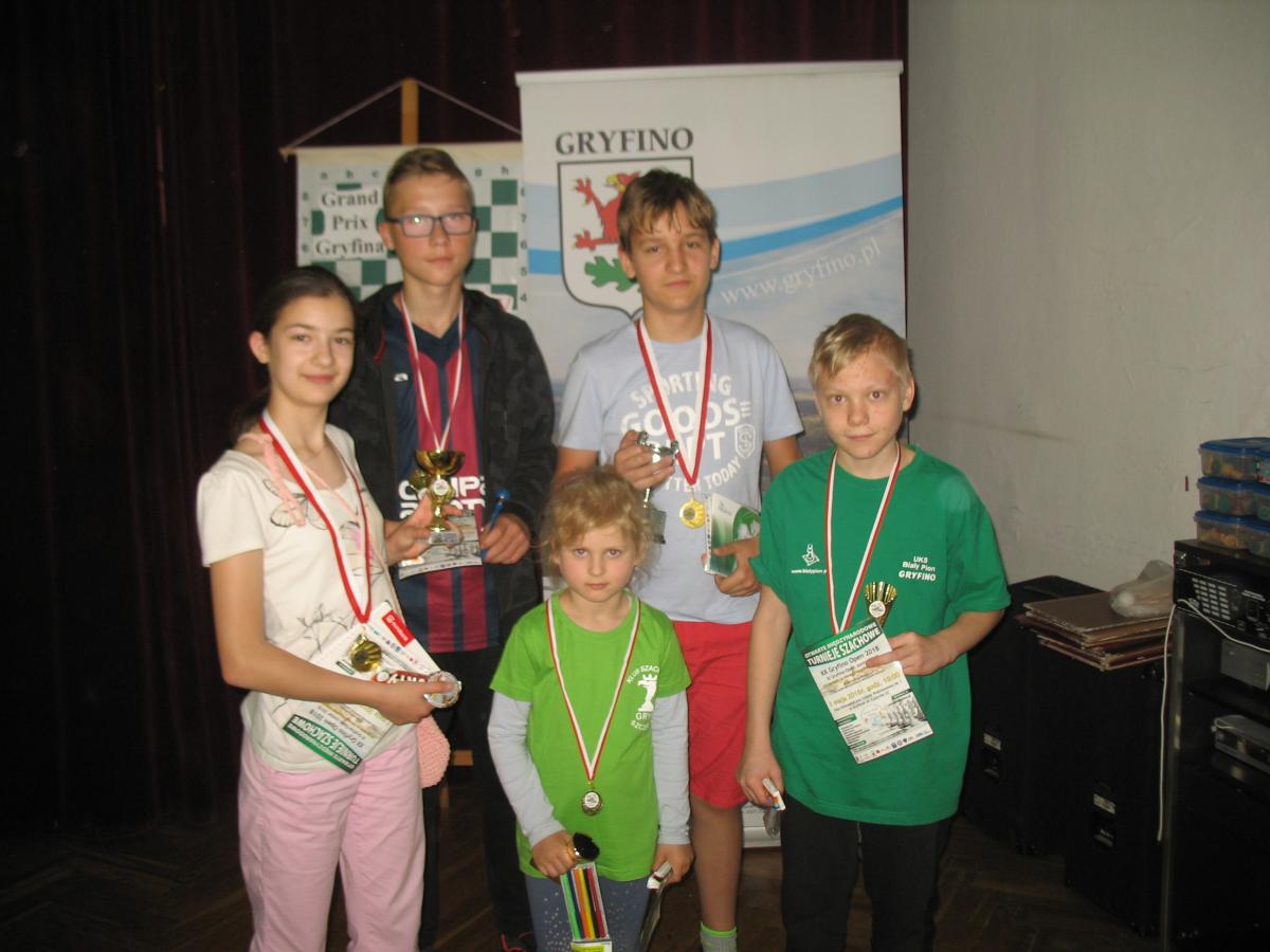 Szachowe Grand Prix Gryfina. Mikołaj i Martyna na czele