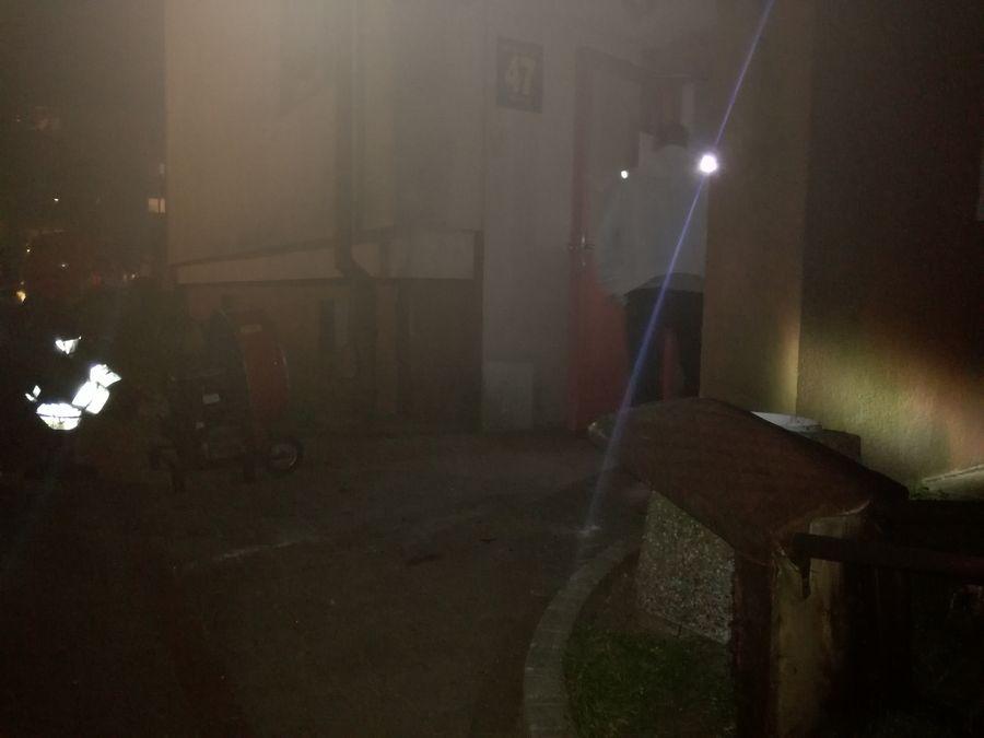 Pożar przy ul. Asnyka!