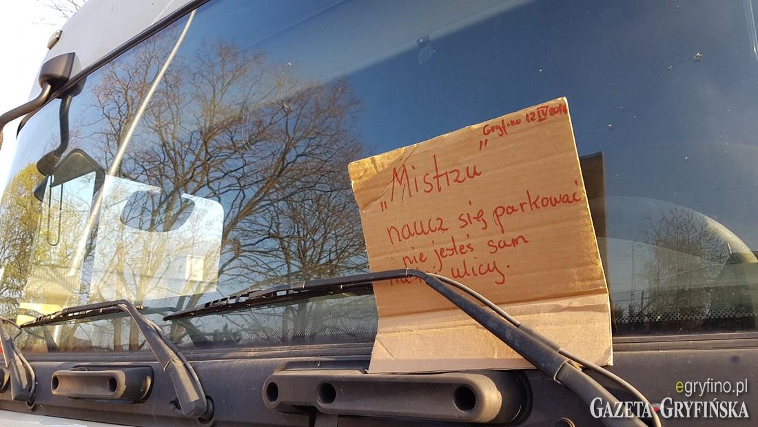 Mistrz zaparkował przy ul. Wyspiańskiego i sobie poszedł