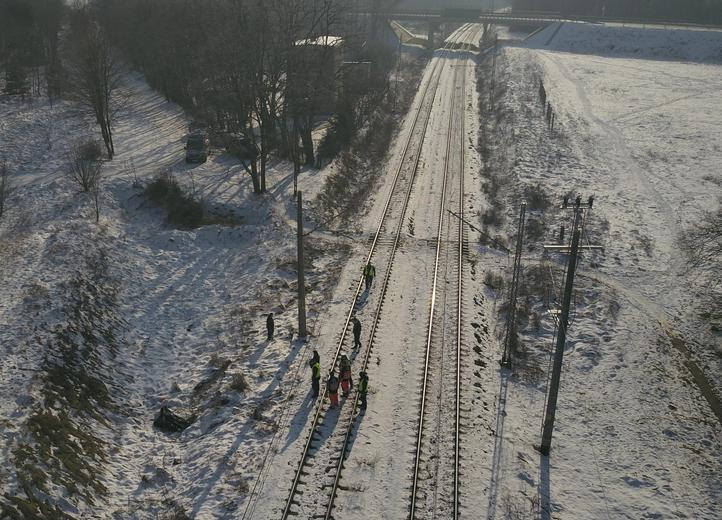 Wypadek na torach, nie żyje mężczyzna