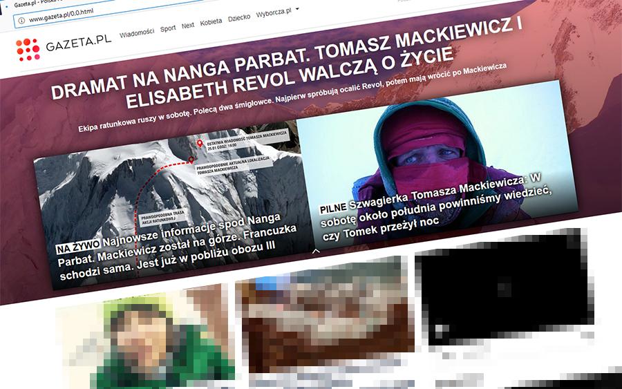 Tomek Mackiewicz, towarzysz wypraw Marka Klonowskiego, walczy o życie w Himalajach!