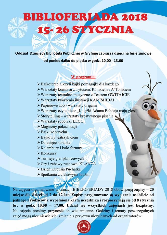 Ferie zimowe w bibliotece