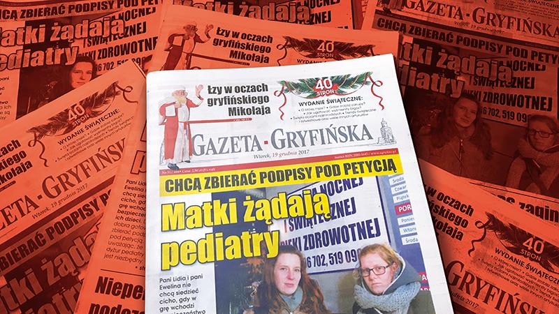 Świąteczne i zarazem ostatnie w tym roku wydanie Gazety Gryfińskiej w sprzedaży!