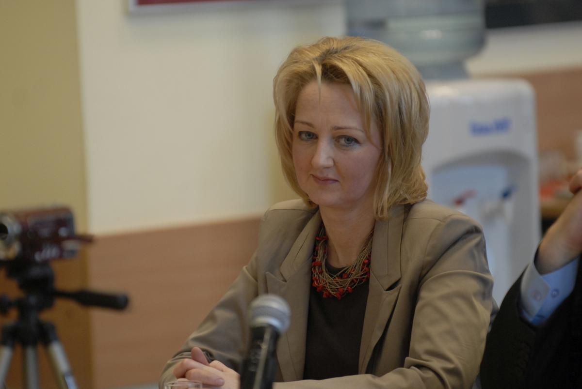 Marszałek Geblewicz i Ewa Dudar na rondzie