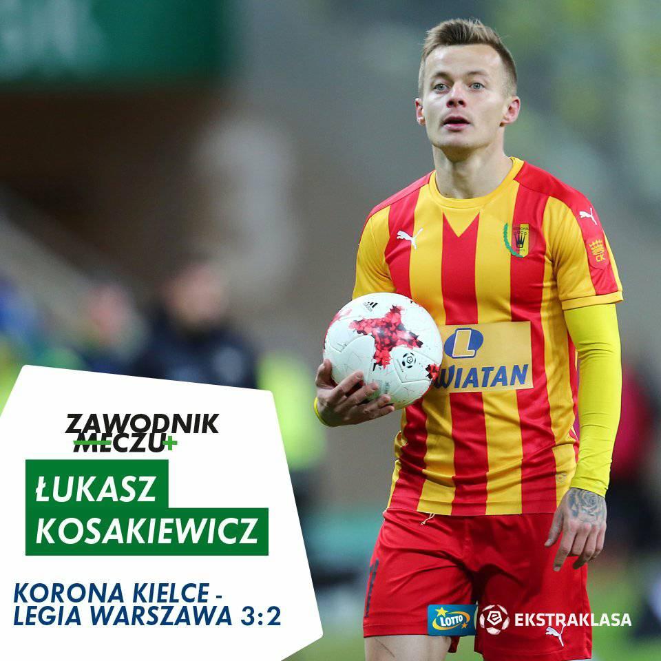 Świetny mecz Kosakiewicza przeciwko Legii. 
