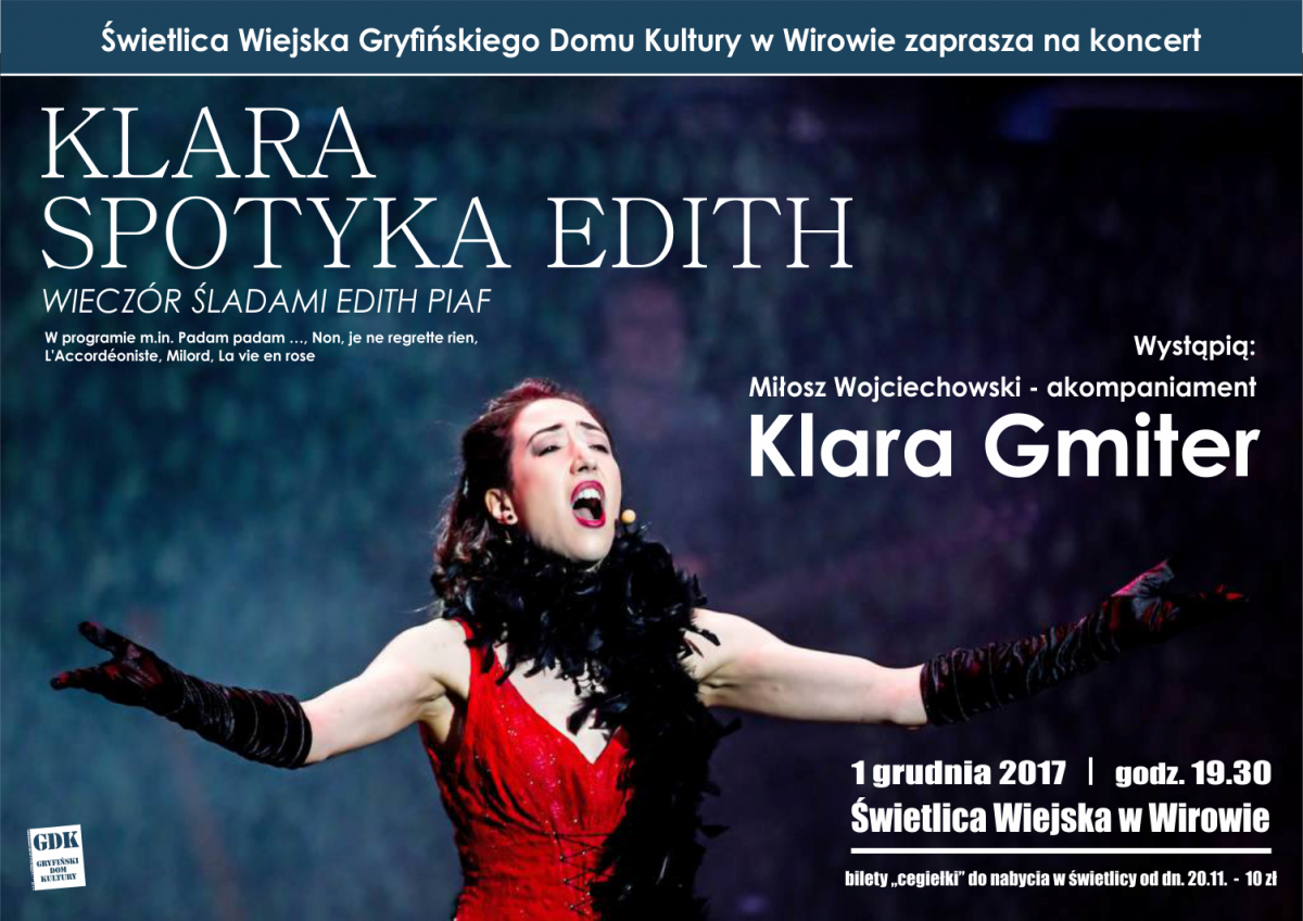 Wieczór z piosenką francuską w Wirowie