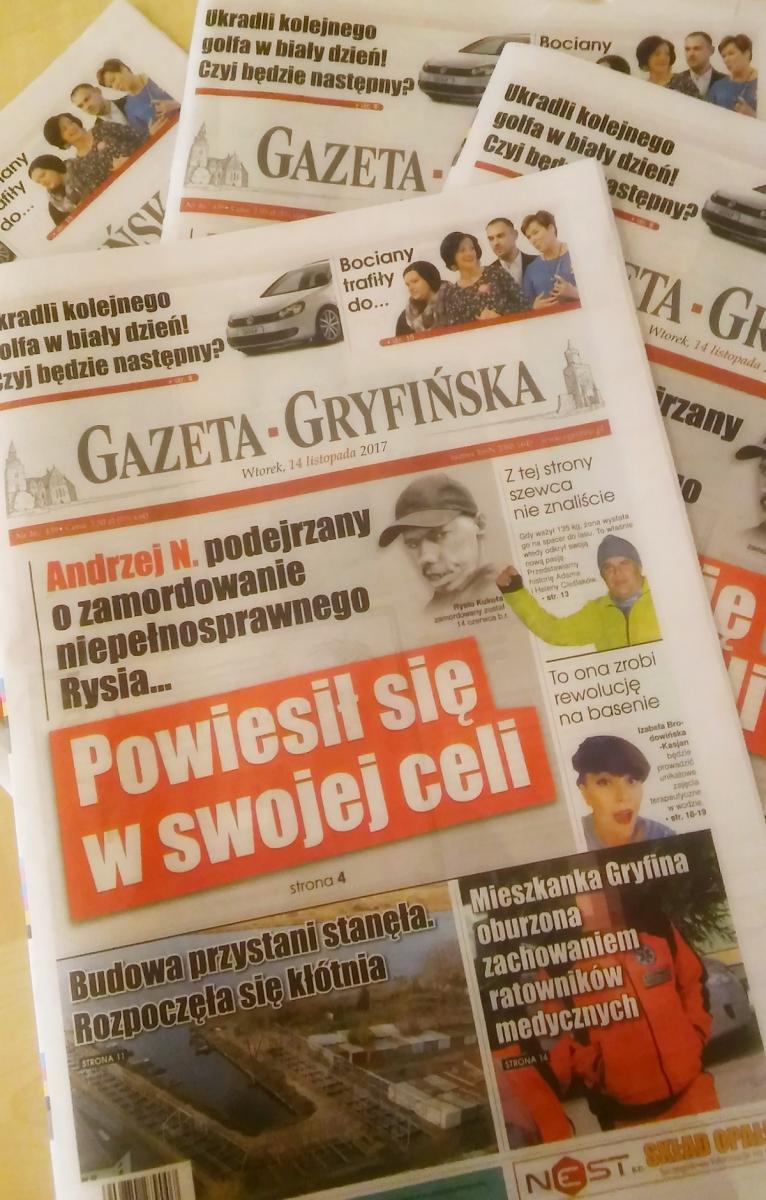 Nowa Gazeta Gryfińska już w sprzedaży!