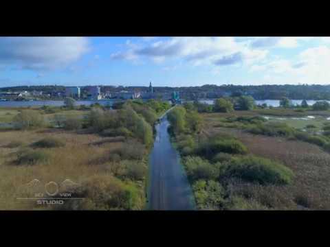 Zalana droga z lotu ptaka [VIDEO]
