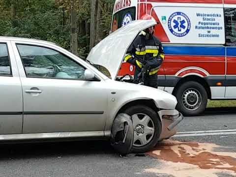 Wypadek za Pniewem. Dwójka dzieci w szpitalu [GALERIA] [VIDEO]