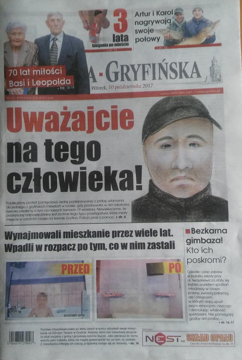 Nowa Gazeta Gryfińska już w sprzedaży!