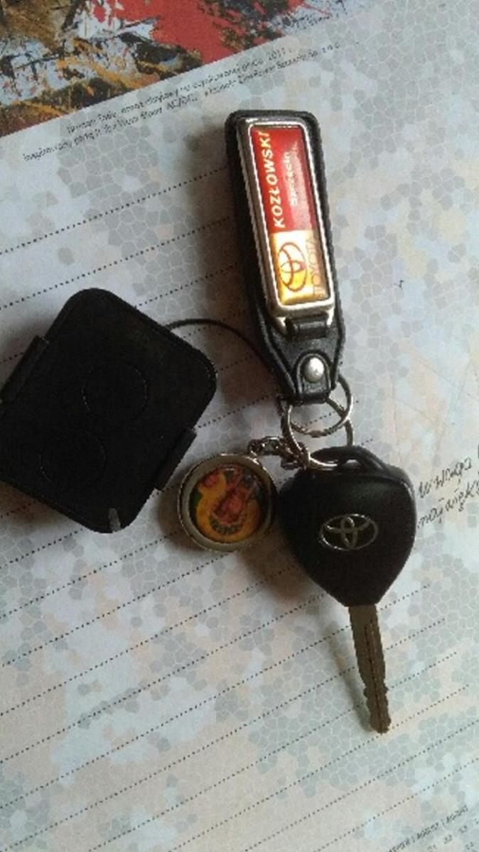 Znaleziono kluczyki do toyoty, w lesie