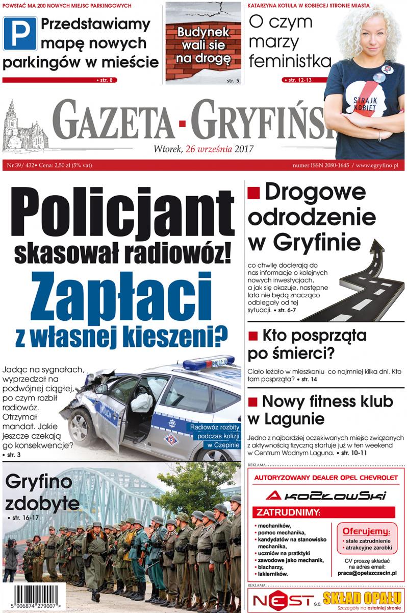 Nowa Gazeta Gryfińska w sprzedaży!