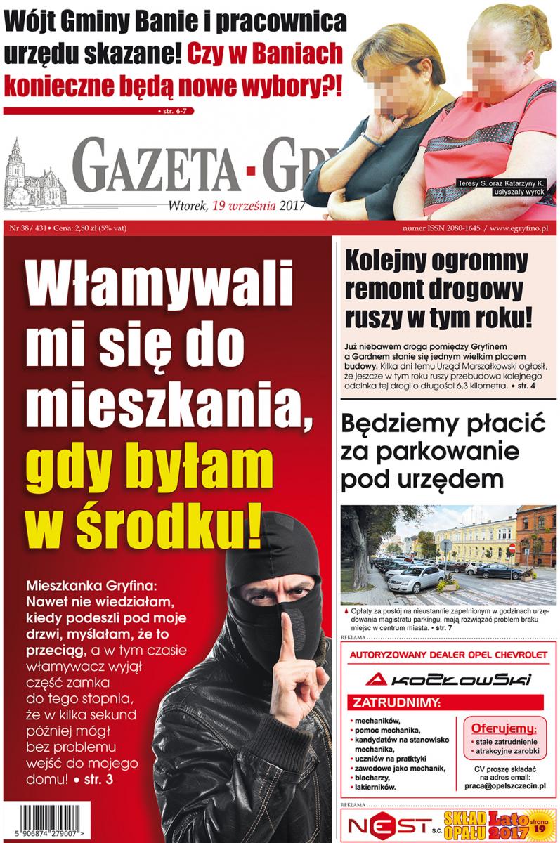 Nowa Gazeta Gryfińska w sprzedaży!