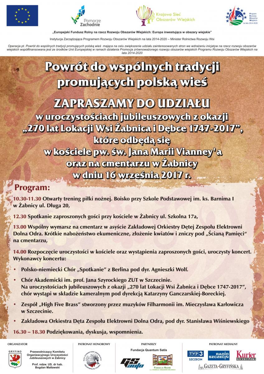 Wielkie święto Żabnicy i Dębców