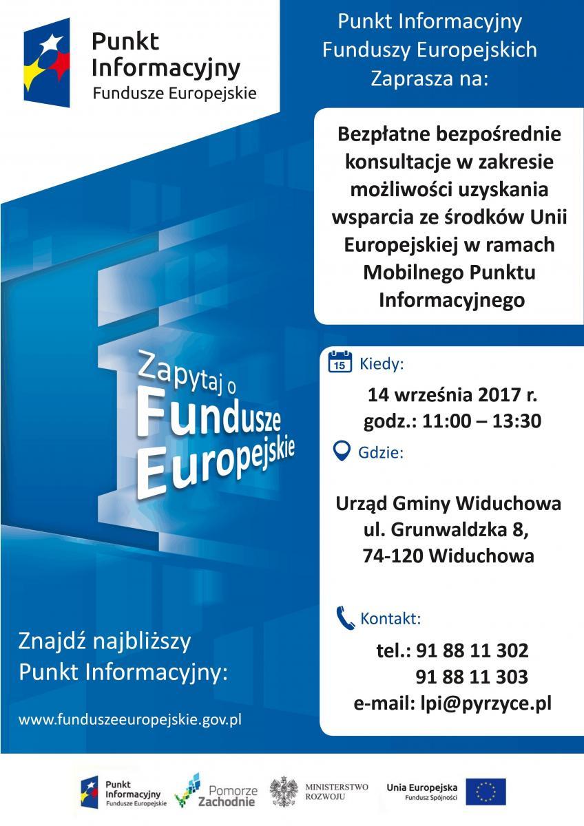Bezpłatne kosultacje dla chcących uzyskać wsparcie ze środków unijnych
