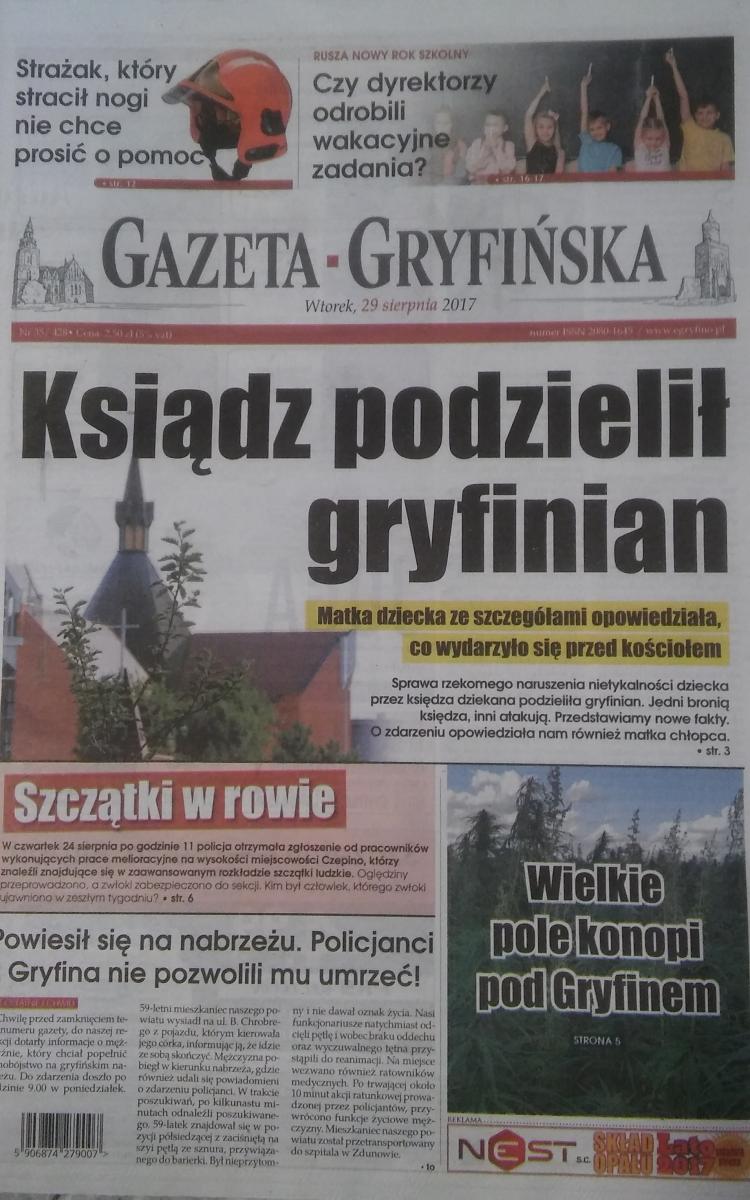 Nowa Gazeta Gryfińska w sprzedaży!
