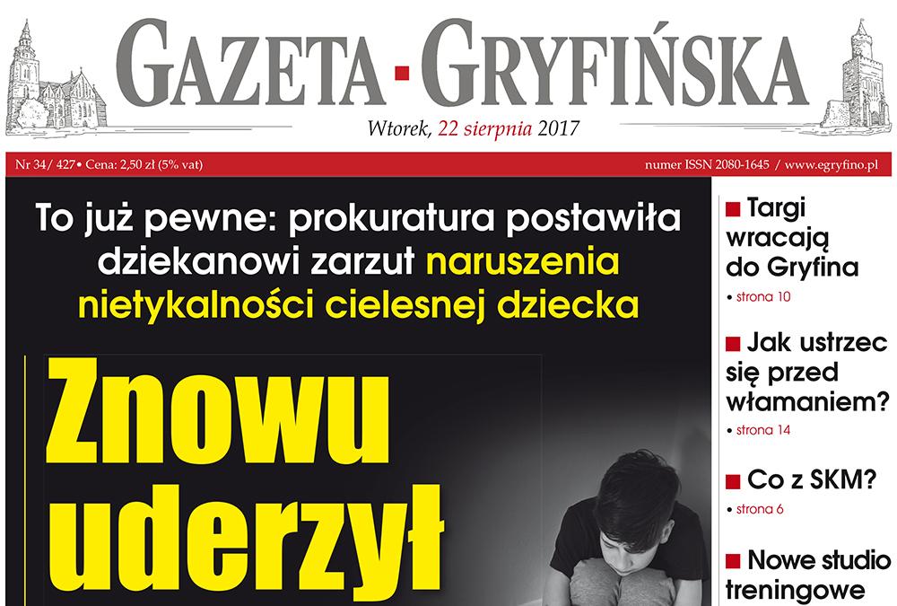 Nowa Gazeta Gryfińska w sprzedaży!