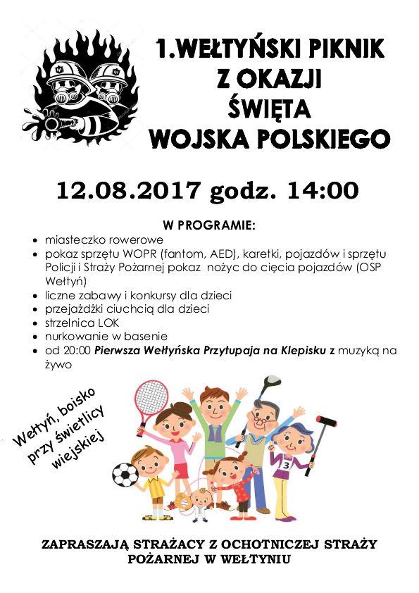 Wełtyń zaprasza na piknik pełen atrakcji