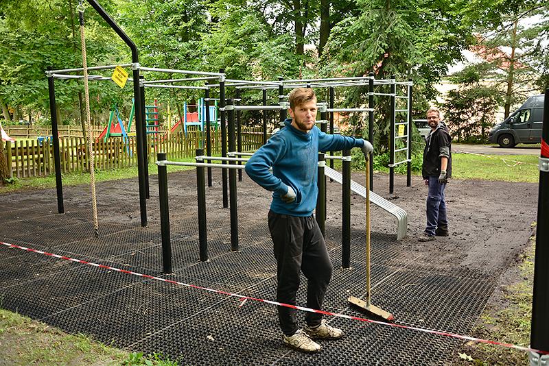Street workout w gryfińskim parku tuż, tuż!