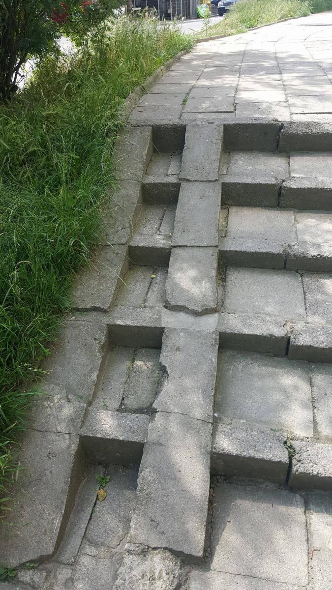 Zniszczone, nieprzejezdne, ukryte w krzewach, niebezpieczne!
