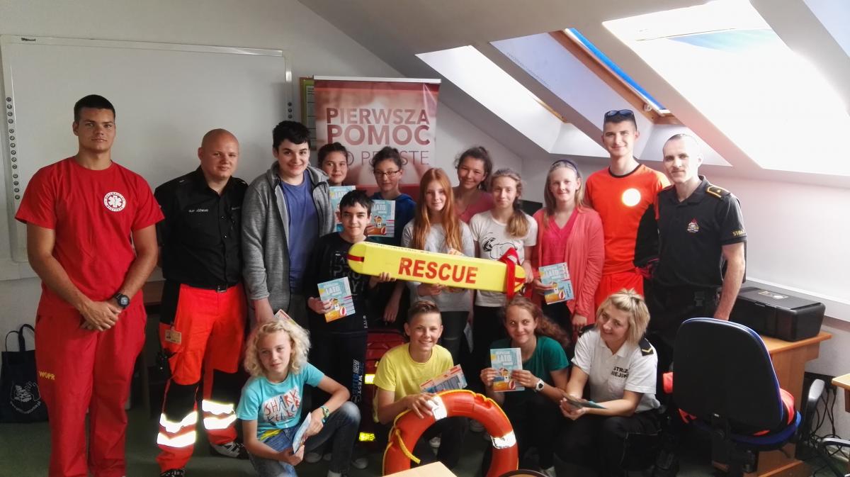 Połączone siły gryfińskich organizacji w trosce o bezpieczeństwo uczniów na wakacjach