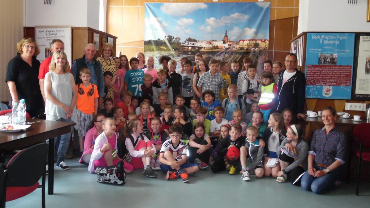 Uczniowe SP nr 2  na corocznym spotkaniu z sąsiadami z Bersenbrück