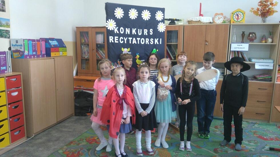 Gminny Konkurs Recytatorski pt. „W świecie Jana Brzechwy”