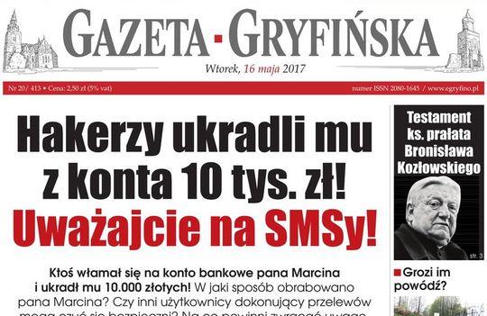 Co w najnowszej Gazecie Gryfińskiej?