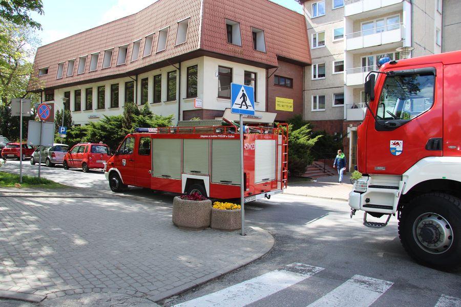 Strażacy interweniowali w banku