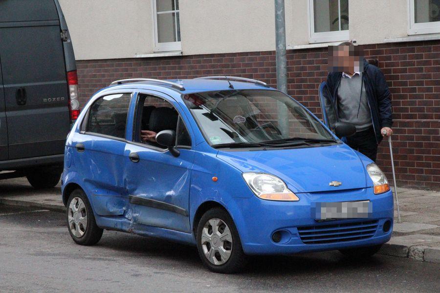 Kolizja przy kościele
