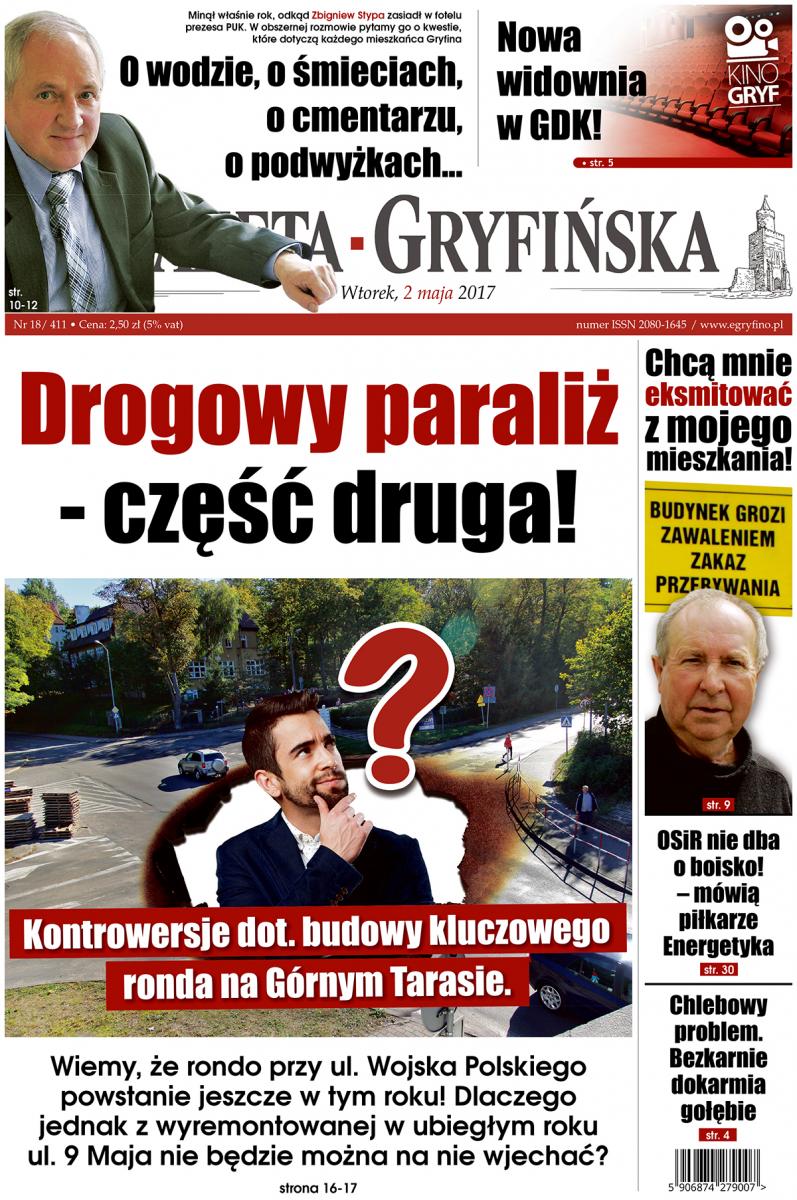 Do kupienia nowy numer Gazety Gryfińskiej! Drogowy paraliż - część druga!