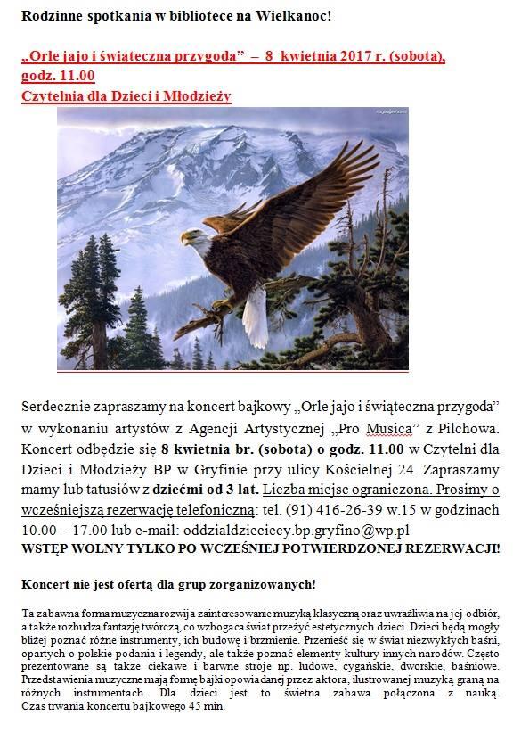 Będzie koncert bajkowy