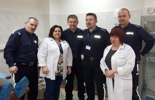 Policjanci oddali krew