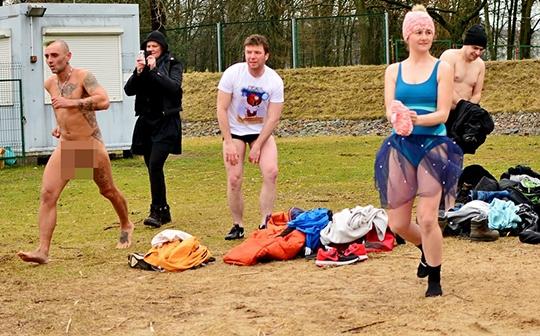Morsy na miejskiej plaży [foto]