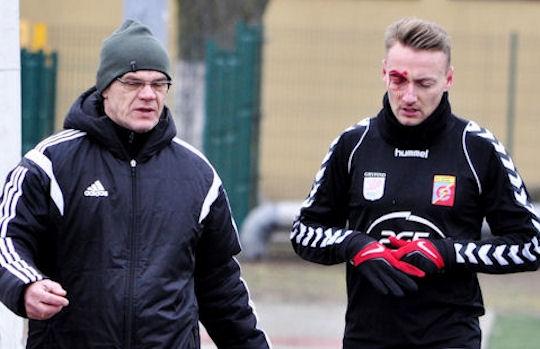 Polała się krew podczas sparingu [foto]