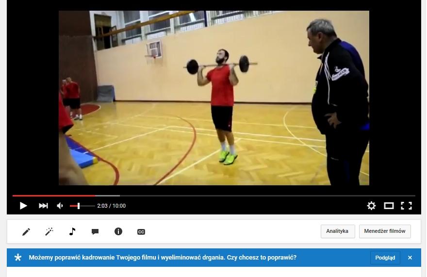 Energetyk szlifuje formę przed wiosną [video]