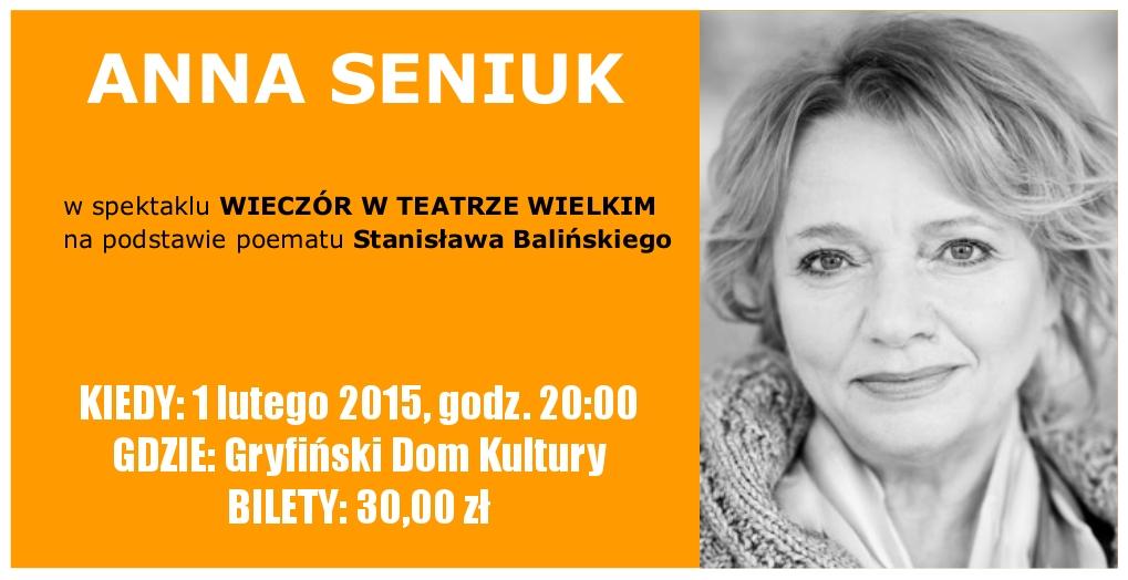 Anna Seniuk w Gryfinie!